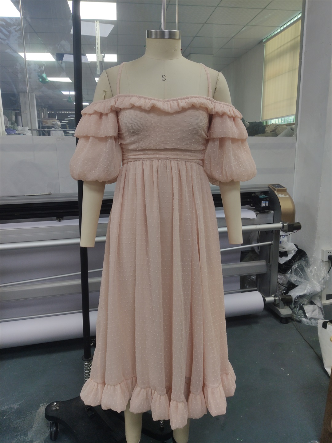 Off Shoulder Maxi Dress