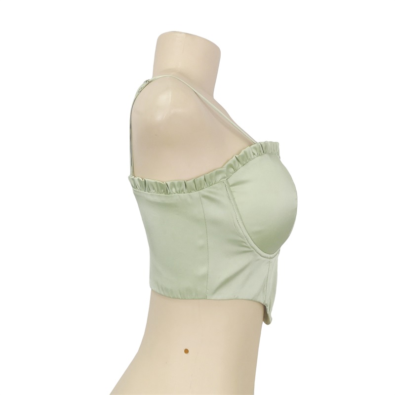 Satin corset top