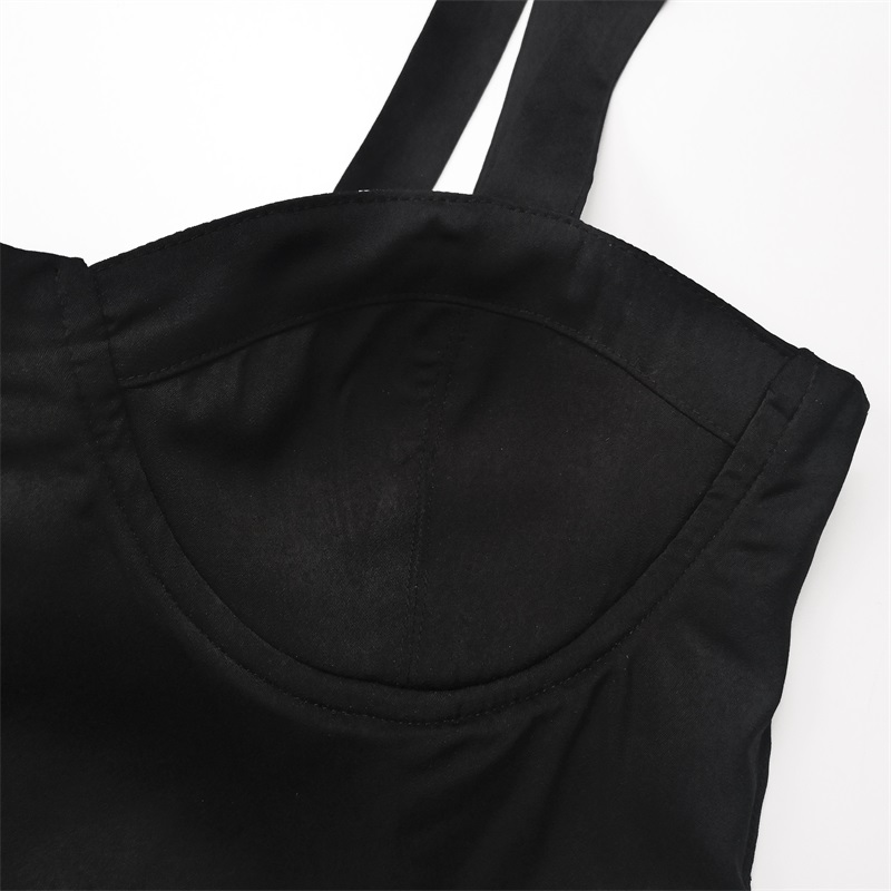 Polka dot corset top