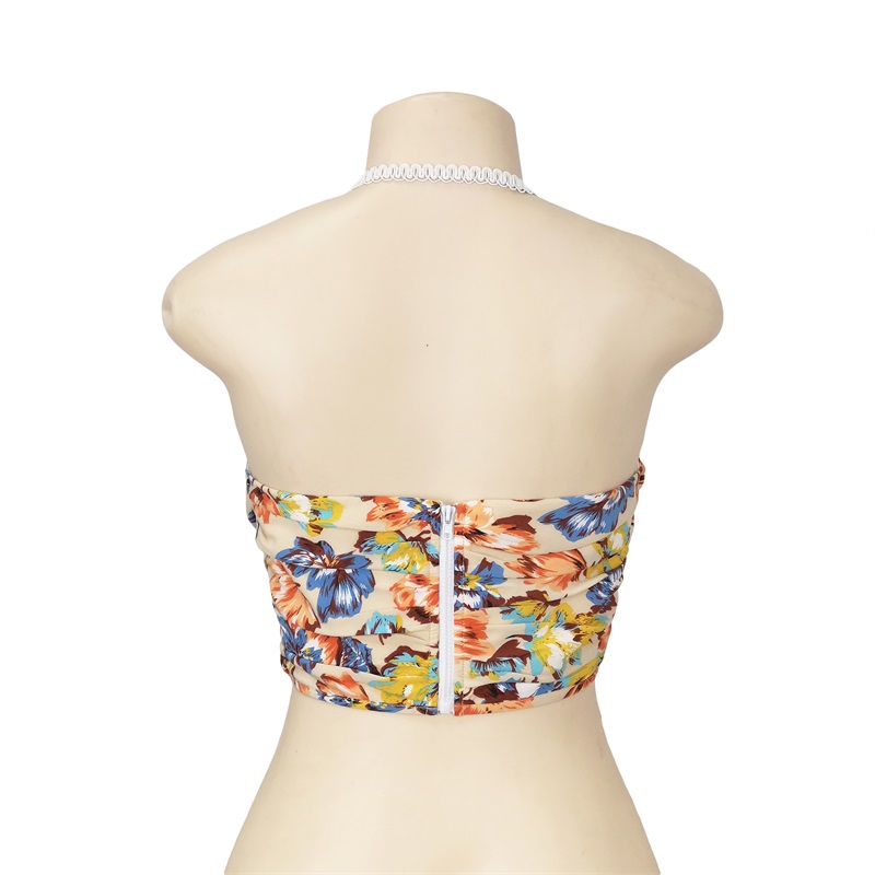 Printed corset top