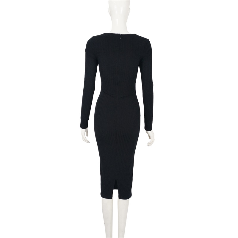 Long sleeves bodycon dress