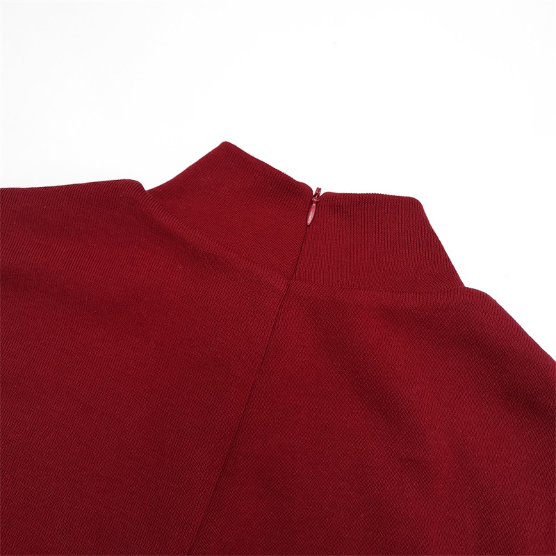 Long sleeves knitted dress