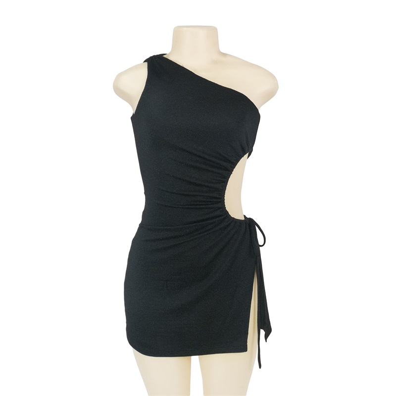 One shoulder mini dress
