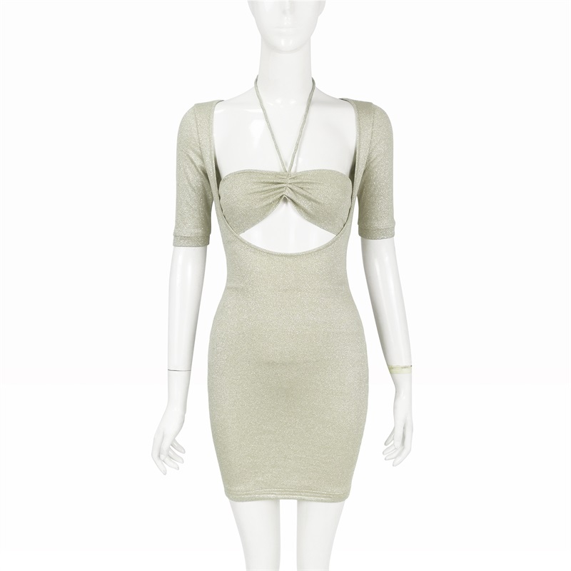 Short sleeves mini dress