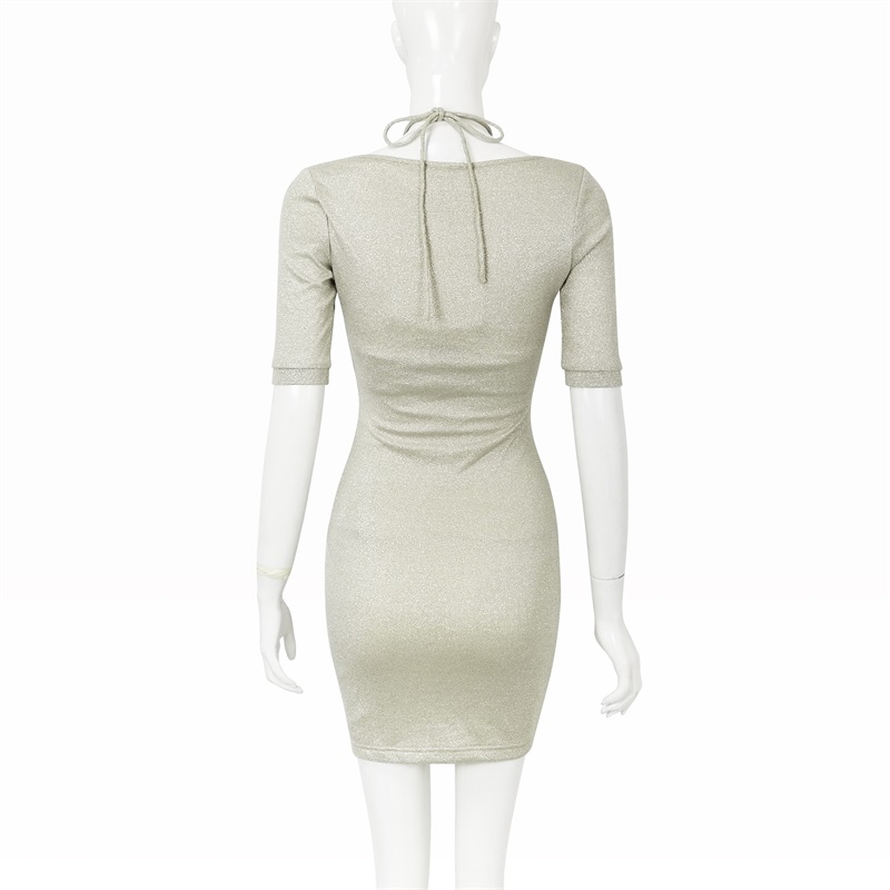 Short sleeves mini dress