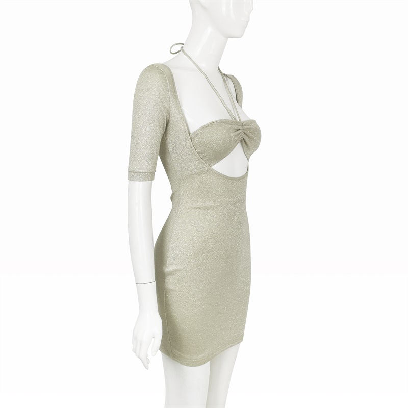 Short sleeves mini dress