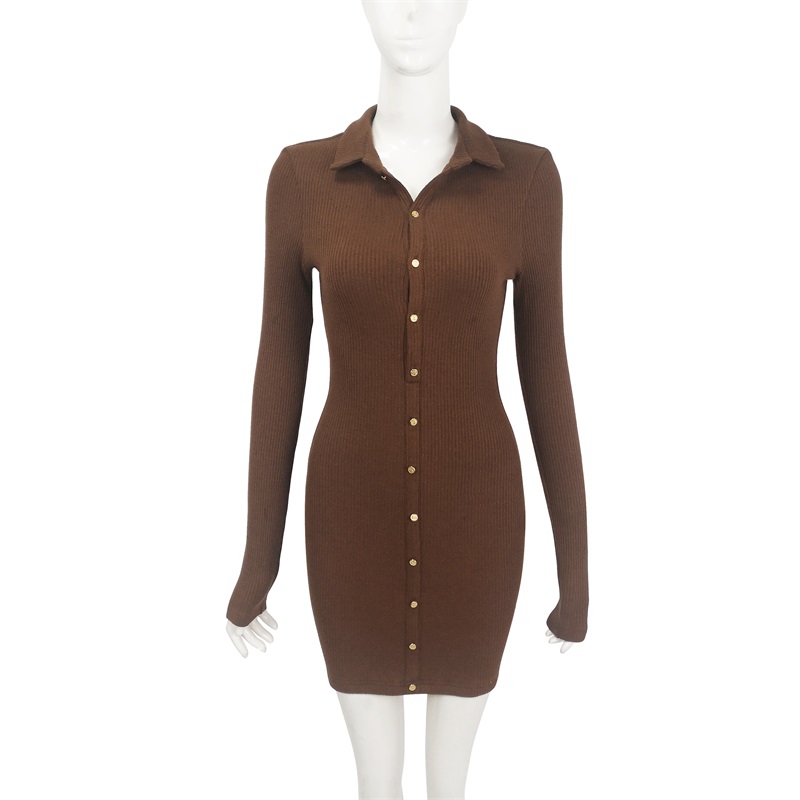 Long sleeves bodycon mini dress