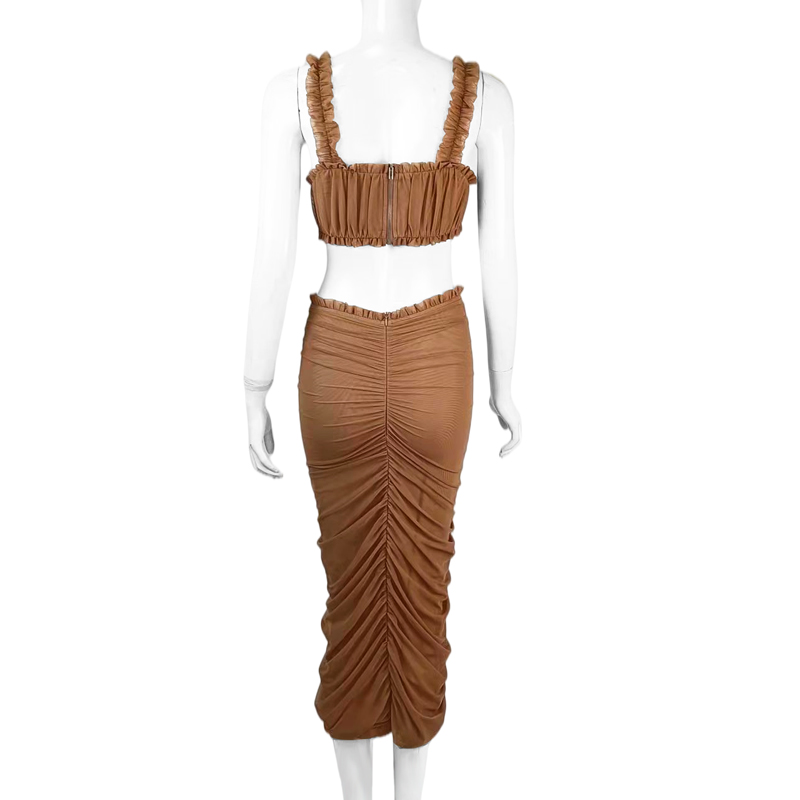 Brown two piece sets