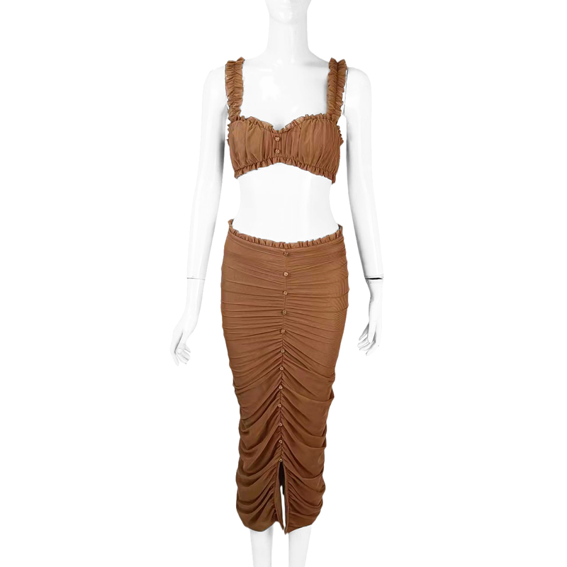 Brown two piece sets