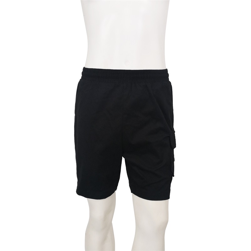 Black cargo shorts