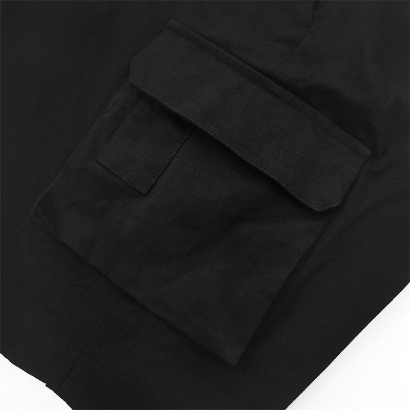Black cargo shorts