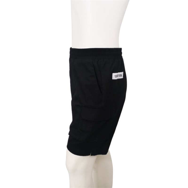 Black cargo shorts