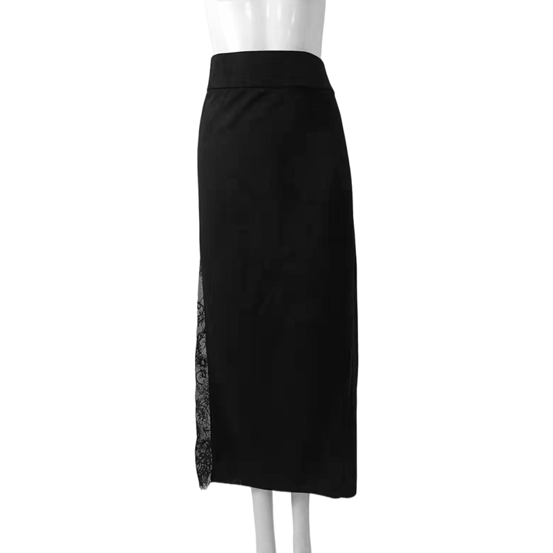 Black long skirt