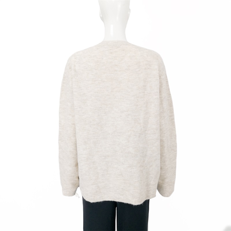Classic cream pullover sweater