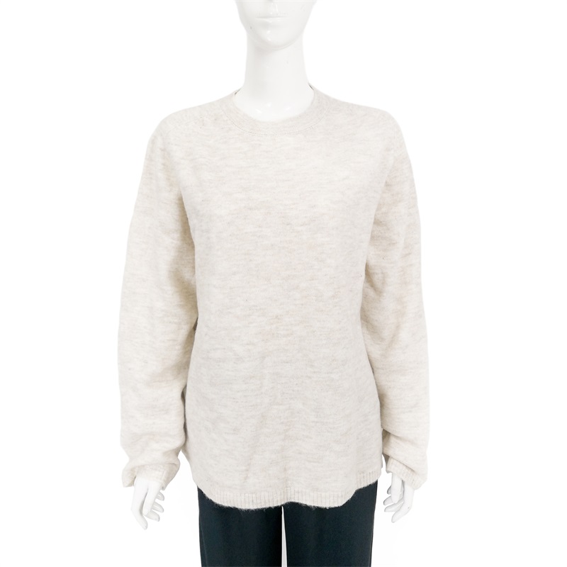 Classic cream pullover sweater