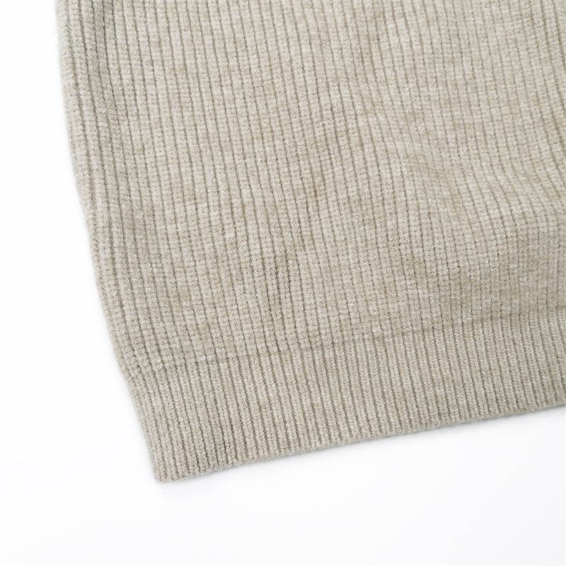 Cream long sleeves cardigan sweater