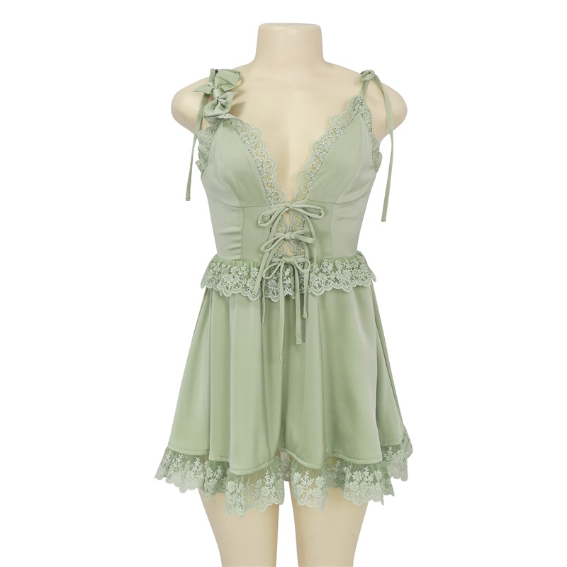 Sexy V neck ruffled romper