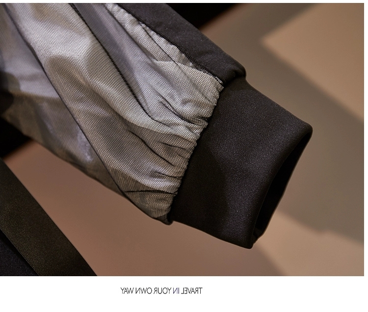 Trendy Fashion Fall Winter Women Ladies Long Sleeve Contrast Color Blocking Loose Long Maxi Straight Dress Casual Women Dress